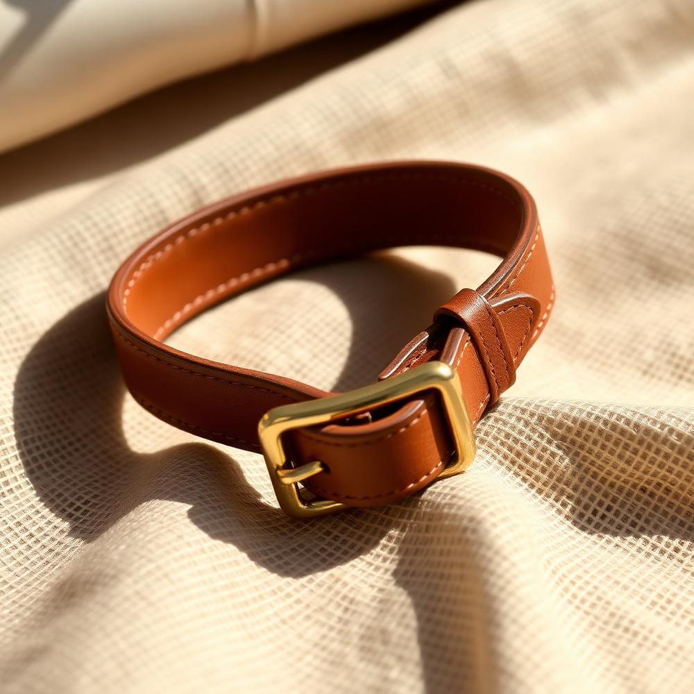 Full-Grain Leather Collar
